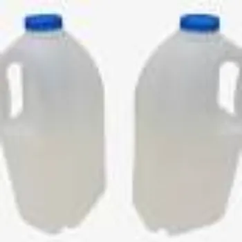 Fine Finishing Plastic Milk Bottles