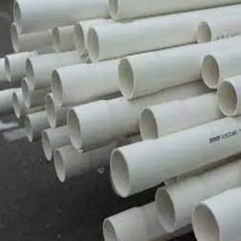 White, Plastic Plumbing Pipe