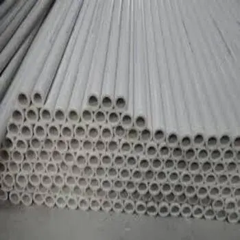 White Round Plastic Plumbing Pipe