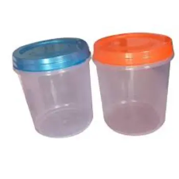 Plain Plastic Round Container