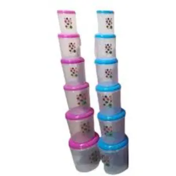 Multiple Plastic Round Container