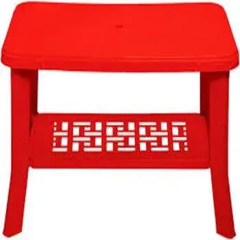 Modern Red Plastic Table