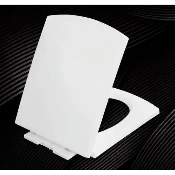 Coated Plastic Toilet Seat Cover