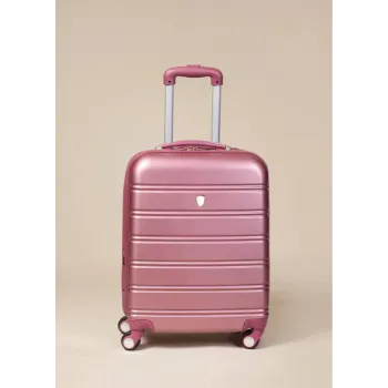 Flash Plastic Trolley Suitcase