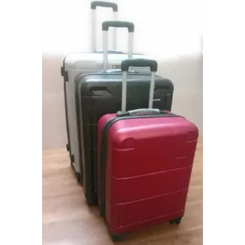 Moxcel Plastic Trolley Suitcase