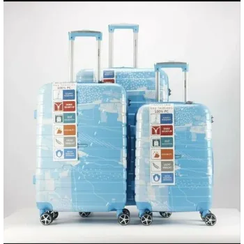 Customized Plastic Trolley Suitcase