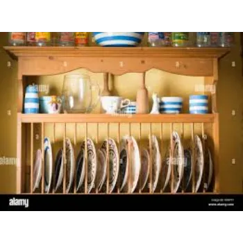 Wood Plate Rack