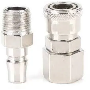 Polished Pneumatic Quick Coupler