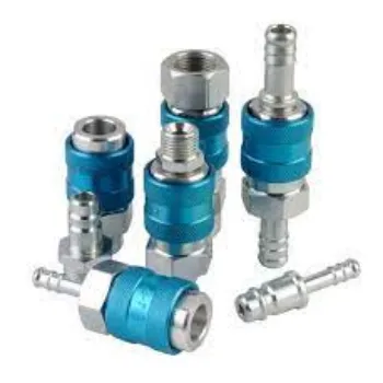 Pneumatic Quick Coupler Silver  Color