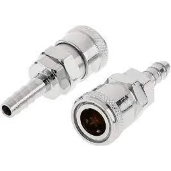 Pneumatic Quick Coupler Silver  Color 