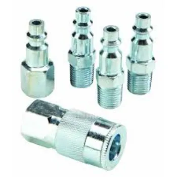 Pneumatic Quick Coupler Silver Color 