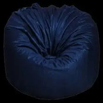Dark Blue Polyester Bean Bag