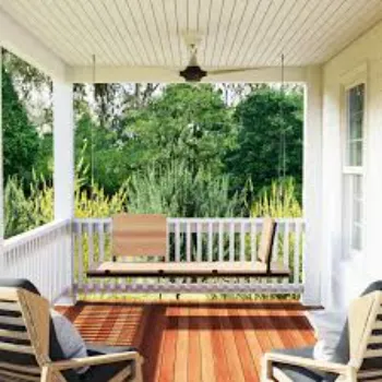 Regimented Structure Porch Swing