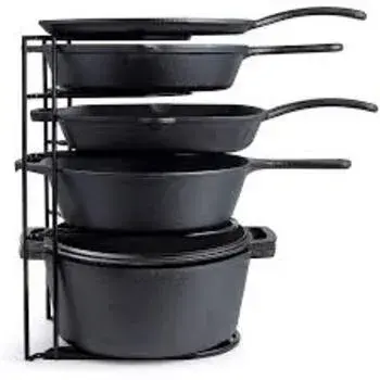 Black Metal Pot Rack