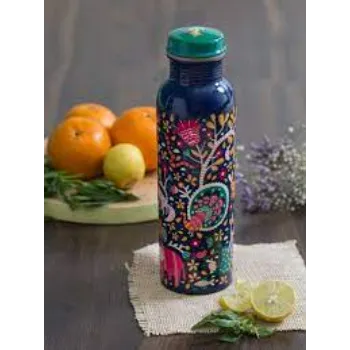 Printed Copper Water Bottle