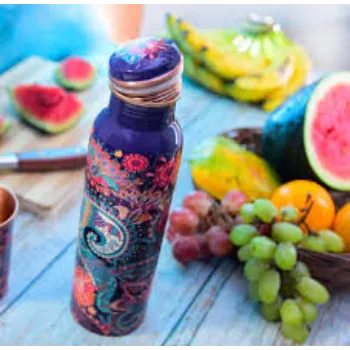 Dacredo Printed Copper Bottle