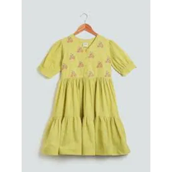 Fit N Fame Girls Printed Frocks