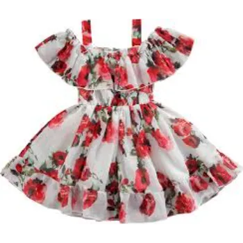 Girls Fancy Printed Frocks