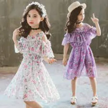 Fancy Printed Girl Frocks 
