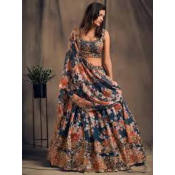 Skin Friendly Printed Lehenga