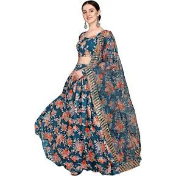 Skin Friendly Printed Lehenga