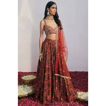 Breathable Printed Lehenga