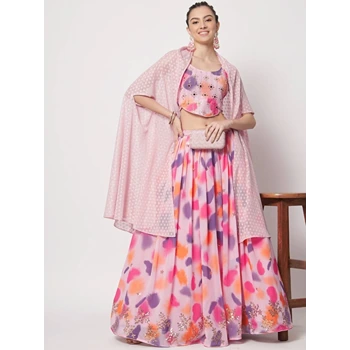 Elegant Look Printed Lehenga