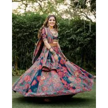 Stylish Printed Lehenga 