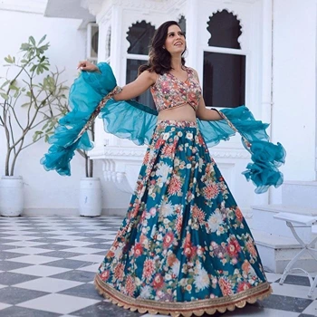Beautifully Stylish Printed Lehenga 