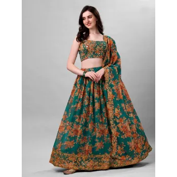 Printed Lehenga