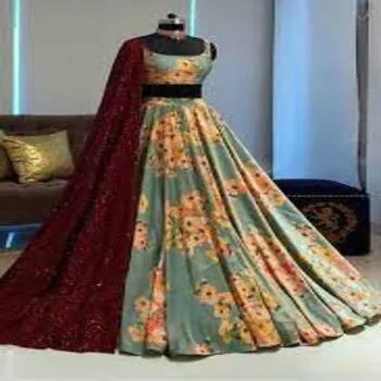 Elegant Look Printed Lehenga