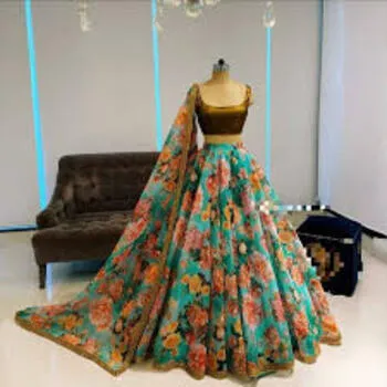 Modern Style Printed Lehenga