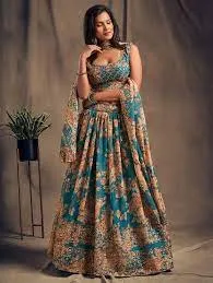 Printed Lehenga For Women