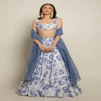 Stylish Printed Lehenga