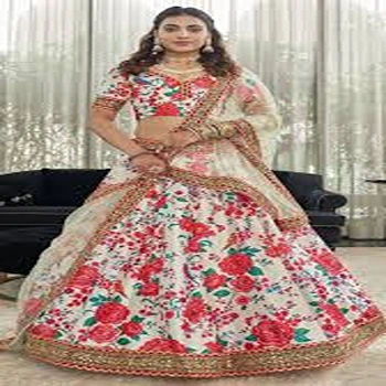 Stylish Printed Lehenga