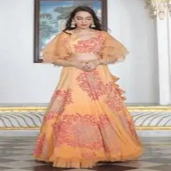 Current Style Printed Lehenga 