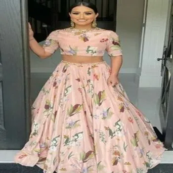 Stylish Printed Lehenga For Party Wear