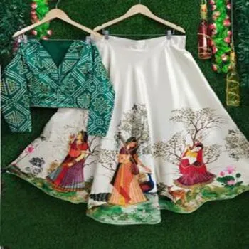 Beautifully Designed Printed Lehenga