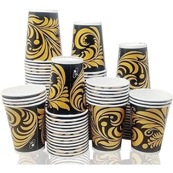 black Printed Paper Cup