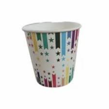 Color Coated Printed Paper Glasses