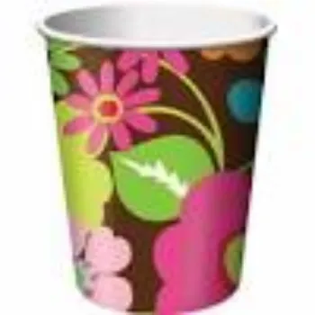Fine Finish Printed Paper Glasses