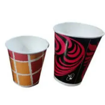 Utility Dishes Printed Paper Glasses