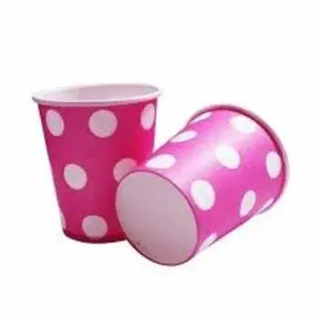 Fine Finish Printed Paper Glasses