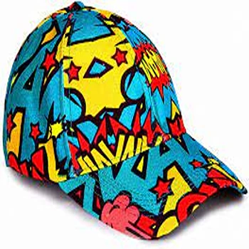 Modern Colorful Printed Apparel Cap