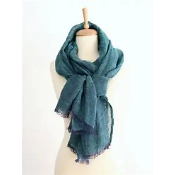 Printed Wool Gauze Scarf