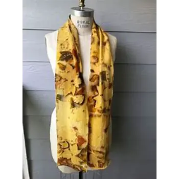 Printed Wool Gauze Scarf