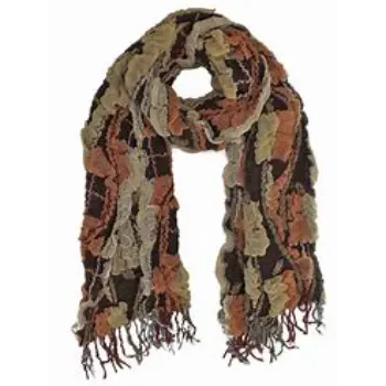 Comfy Printed Wool Gauze Scarf