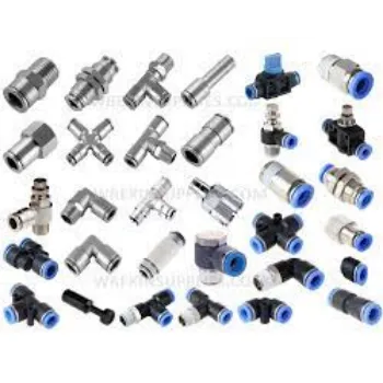 Push In Fittings Silver  Color