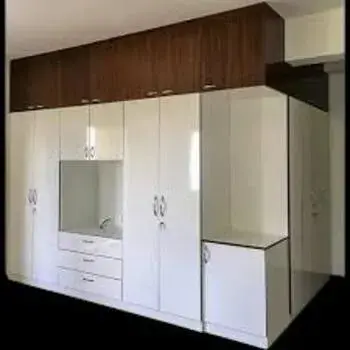 Modern White PVC Cupboard