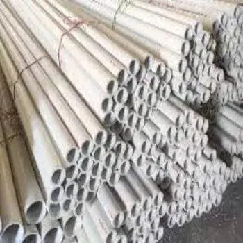 White, PVC Plumbing Pipe